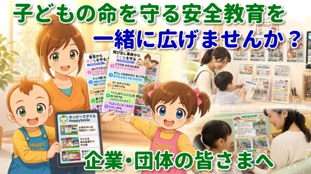 企業・団体の皆さまへ｜子どもの命を守る安全教育を一緒に広げませんか