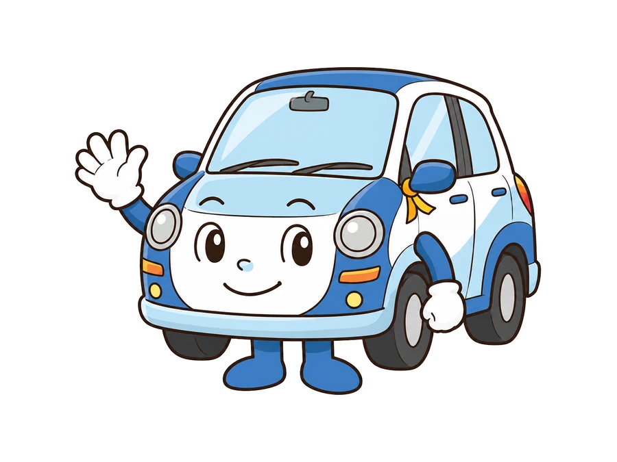 企業・団体の架空の公式キャラクター例、くるまるくん